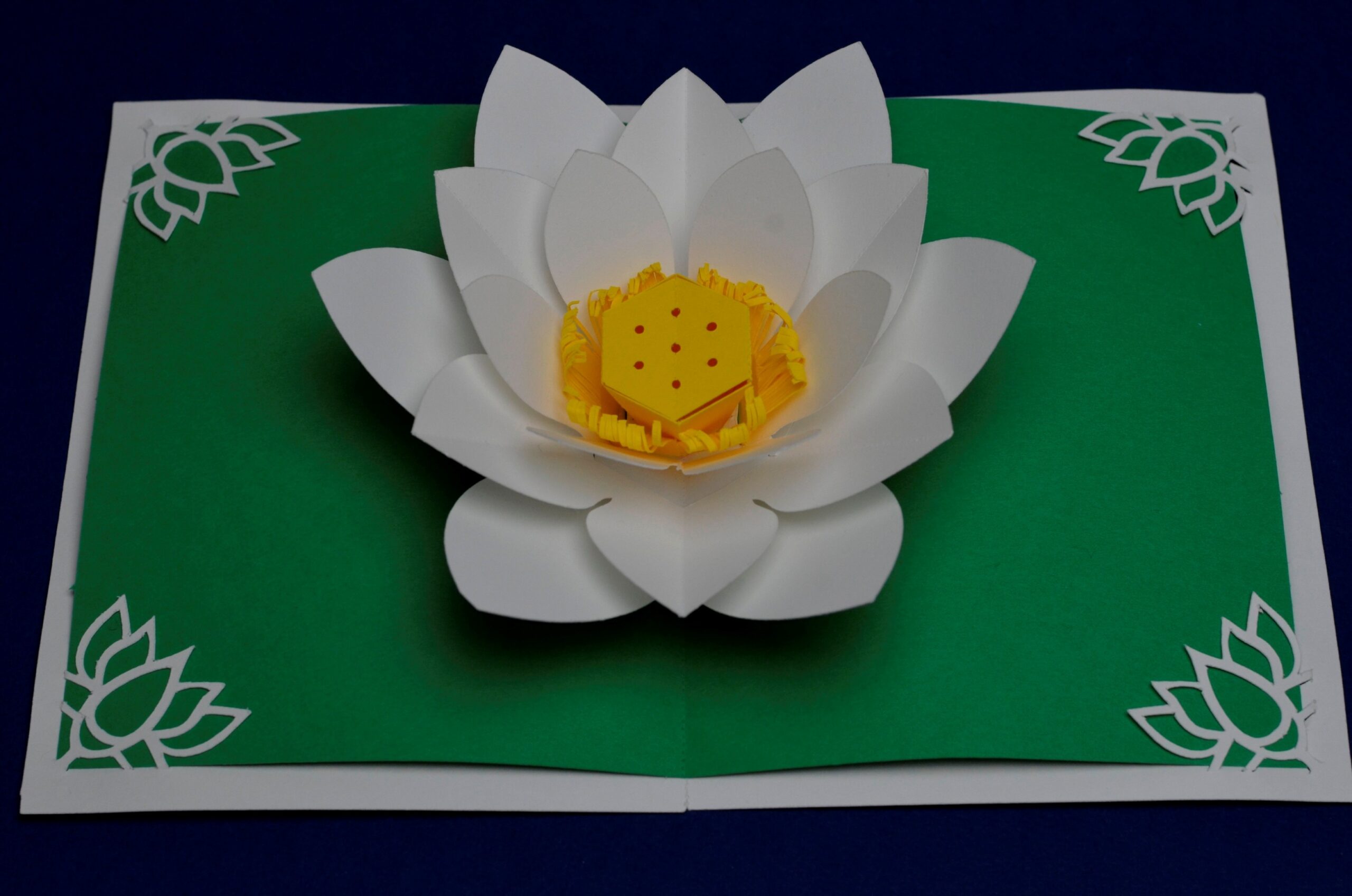Mother 39 s Day Lotus Flower Pop Up Card Creative Pop Up Cards