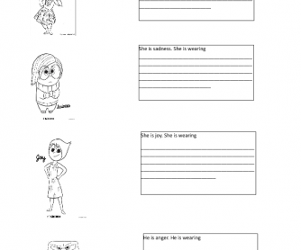 Movie Worksheet Inside Out