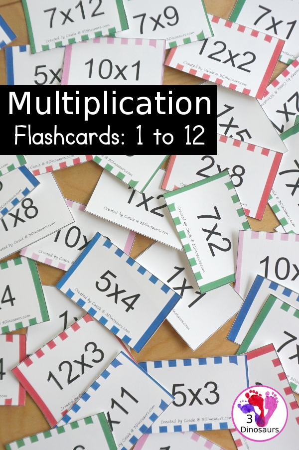 Multiplication Facts Flash Cards Free Infoupdate