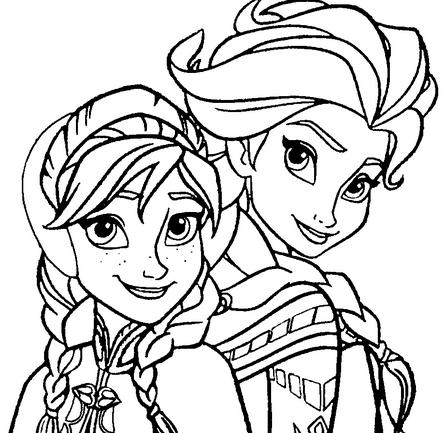 My Family Fun Anna And Elsa Coloring Pages It 39 s A Beautiful Day To 