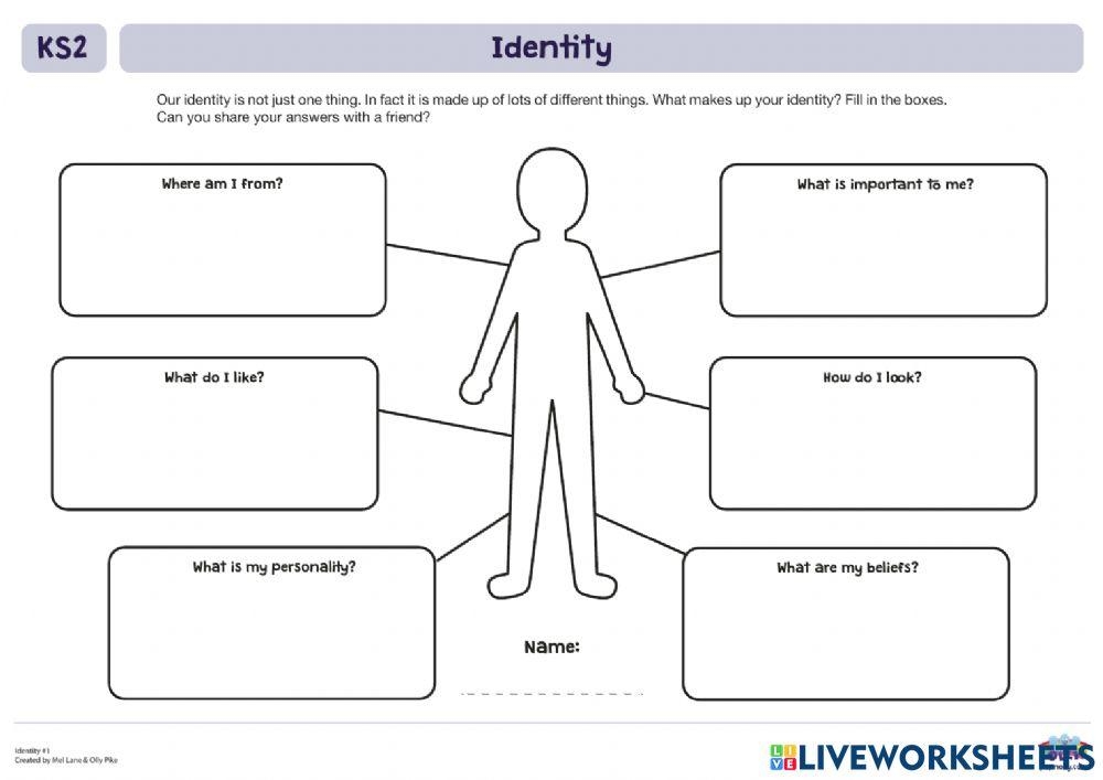 My Identity Worksheet Inclusion Australia Twinkl Worksheets Library