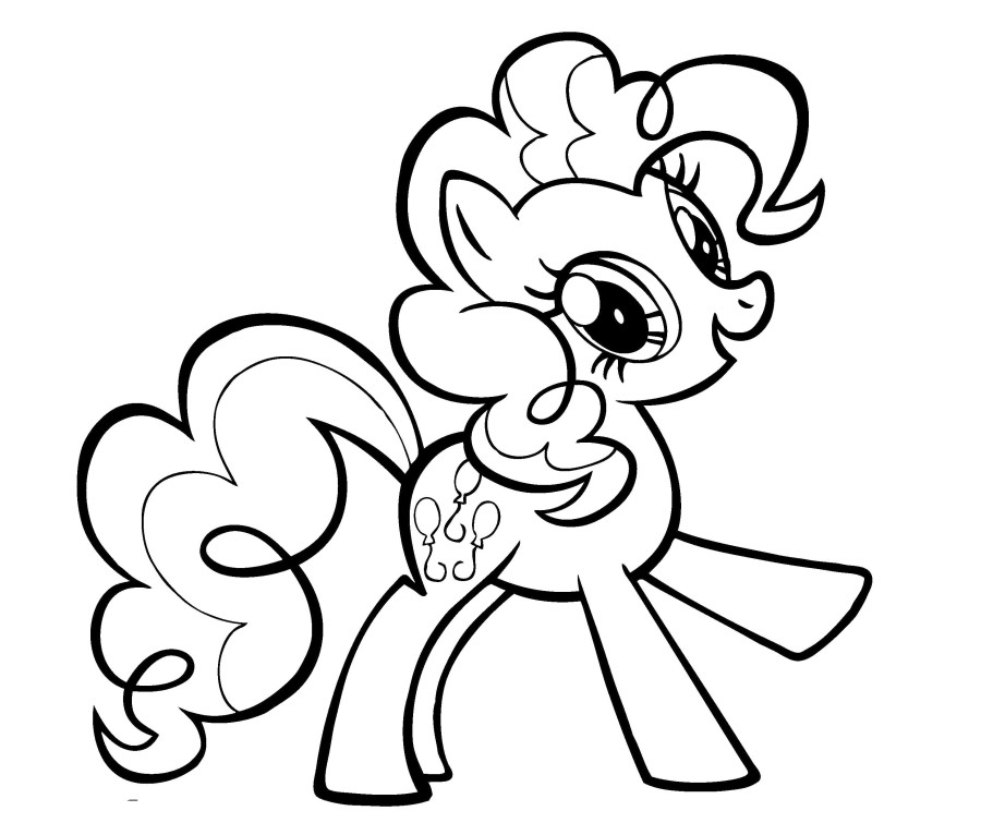 My Little Pony Coloring Pages Pinkie Pie ColoringMe