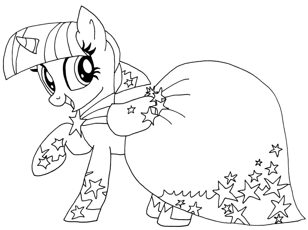 My Little Pony Princess Twilight Sparkle Coloring Pages