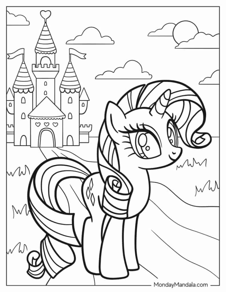 free my little pony printable coloring pages