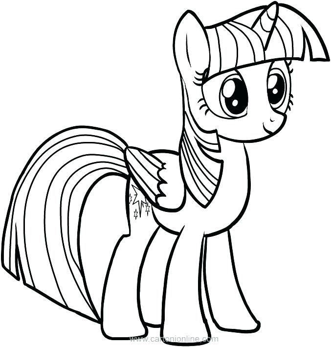 My Little Pony Princess Twilight Sparkle Coloring Pages At GetColorings 