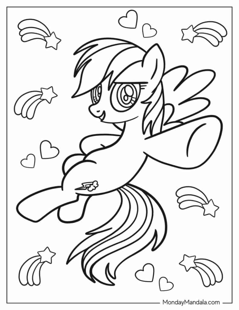 my little pony printable coloring pages free