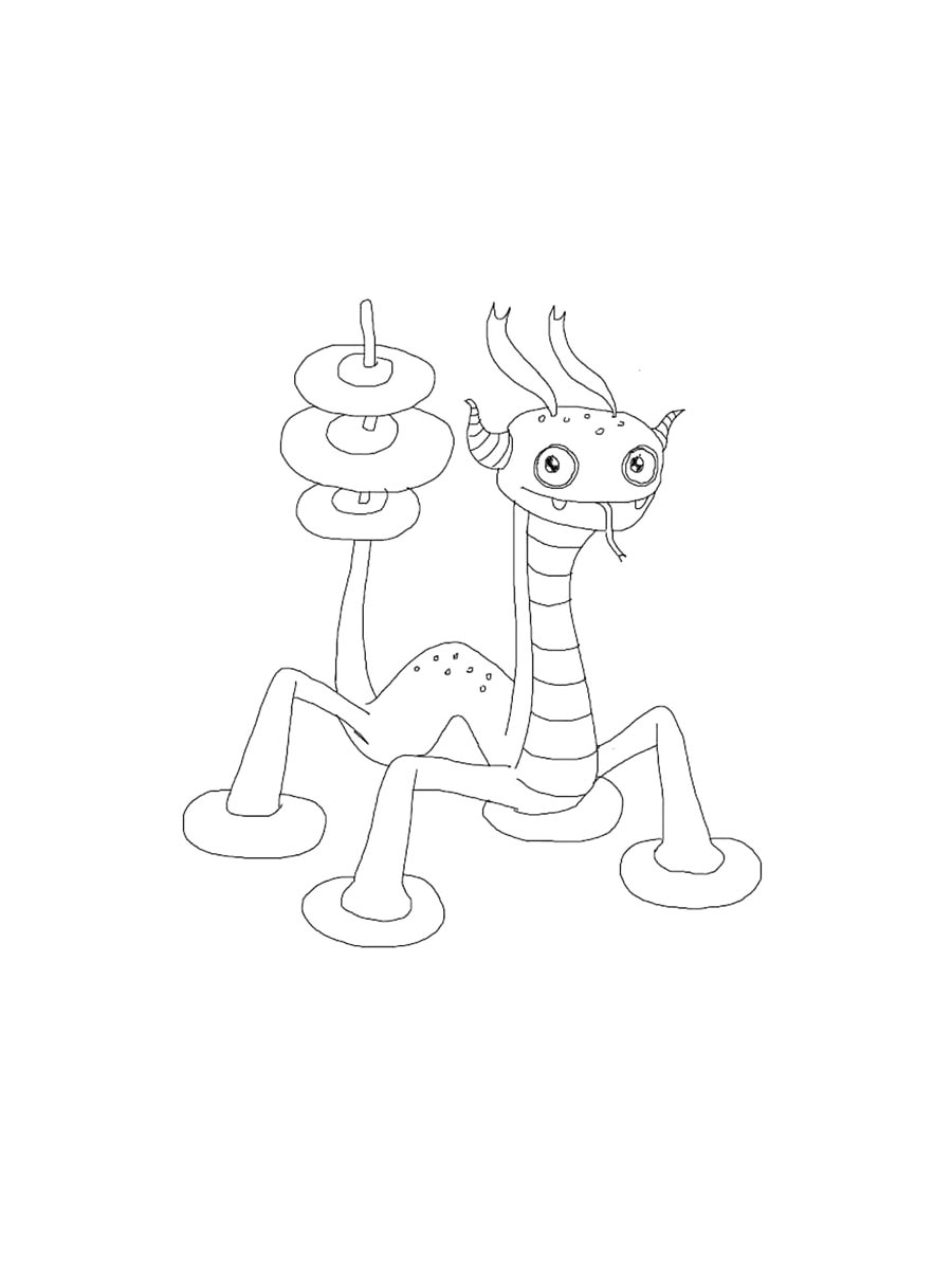 Monsters Coloring Pages