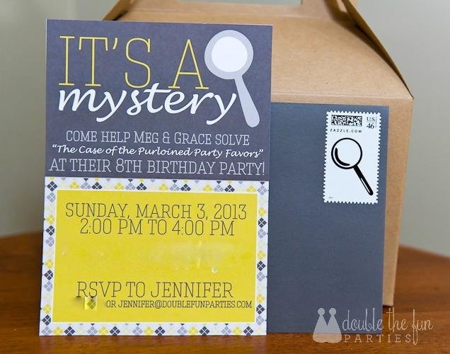 Mystery Party Invitation Templates