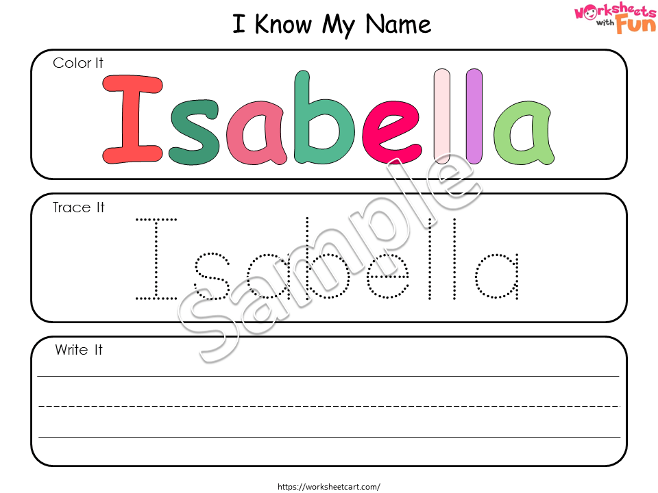 name trace worksheet