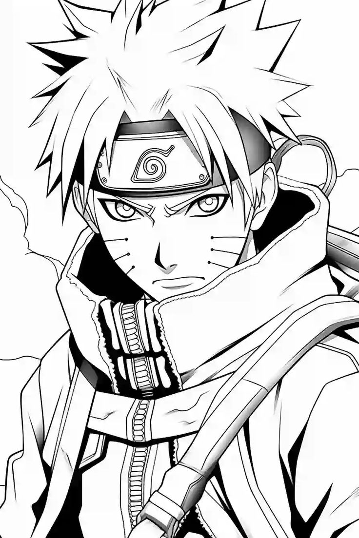 Naruto Coloring Pages For Kids Adults 7 Naruto Coloring Pages For 