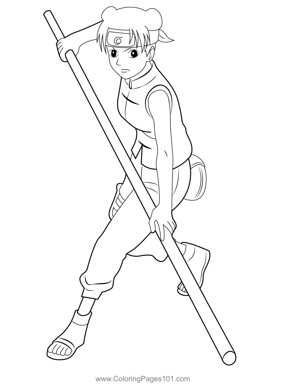 free coloring pages naruto