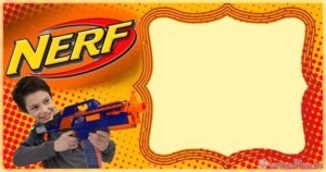 Nerf Party Invitations 5 FREE Templates Invitation World