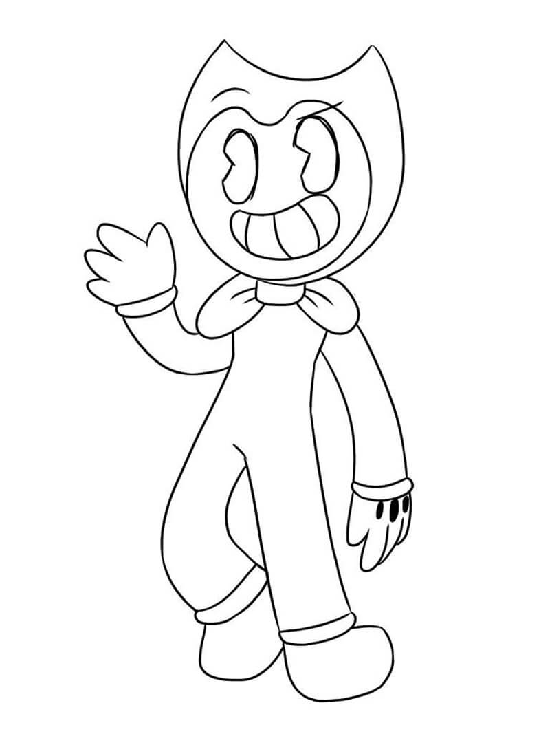 Nice Bendy Coloring Page Free Printable Coloring Pages For Kids