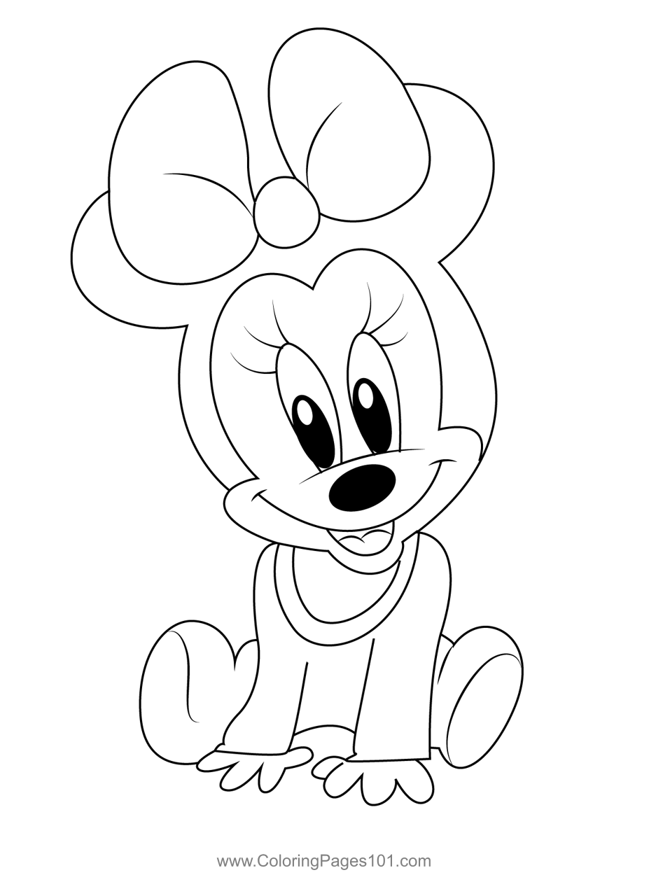 Coloring Pages Of Minnie