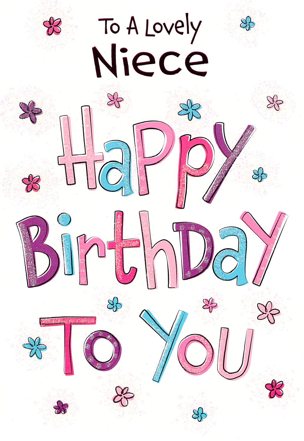 Niece Birthday Card Happy Birthday To You Greeting Card Free 