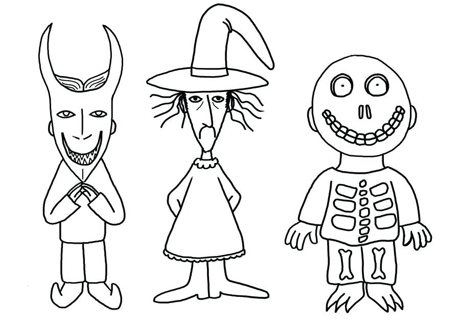 Nightmare Before Christmas Coloring Pages At GetColorings Free 