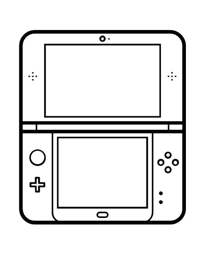 Nintendo Switch Coloring Page Free Printable PDF 