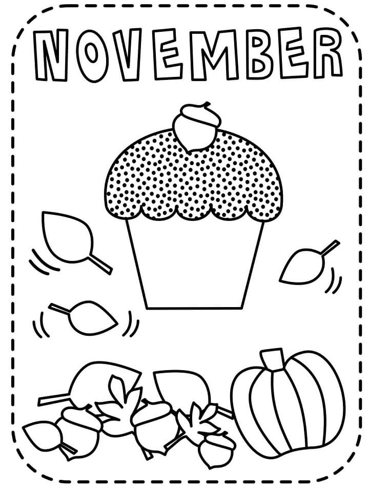 November Coloring Page Free Printable Coloring Pages For Kids