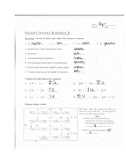 Nuclear Chemistry Worksheet K docx Course Hero Worksheets Library