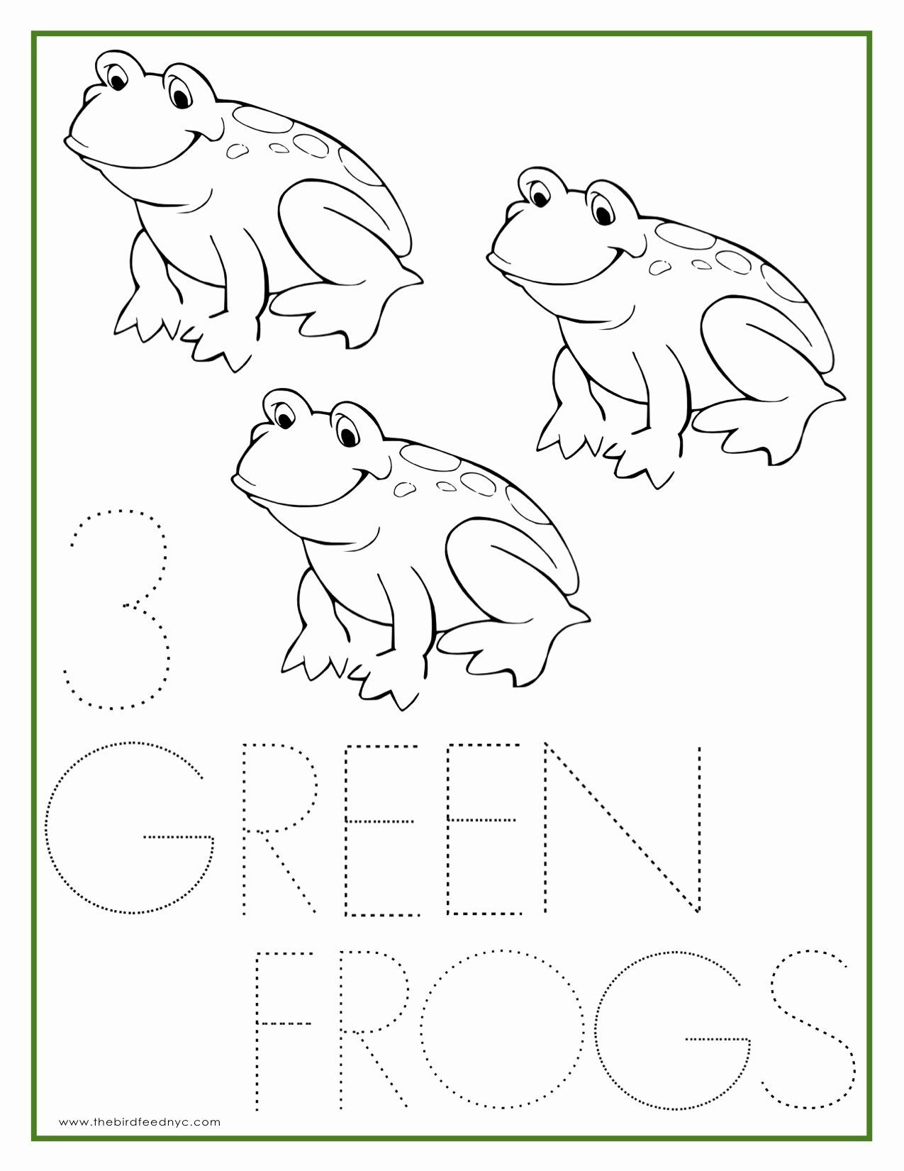 number 3 coloring worksheet