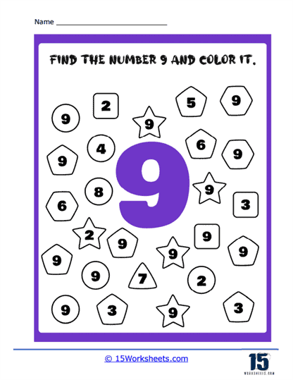 Number 9 Worksheets 15 Worksheets Worksheets Library