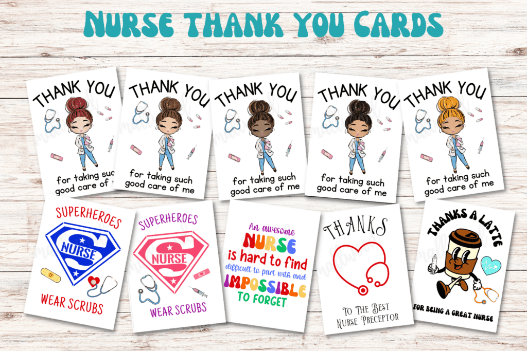 Nurse Thank You Cards Cassie Smallwood