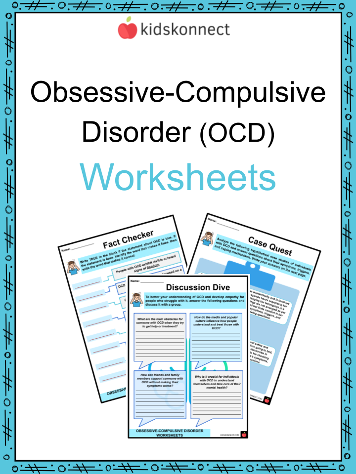 Obsessive Compulsive Disorder Worksheets Signs Causes Help