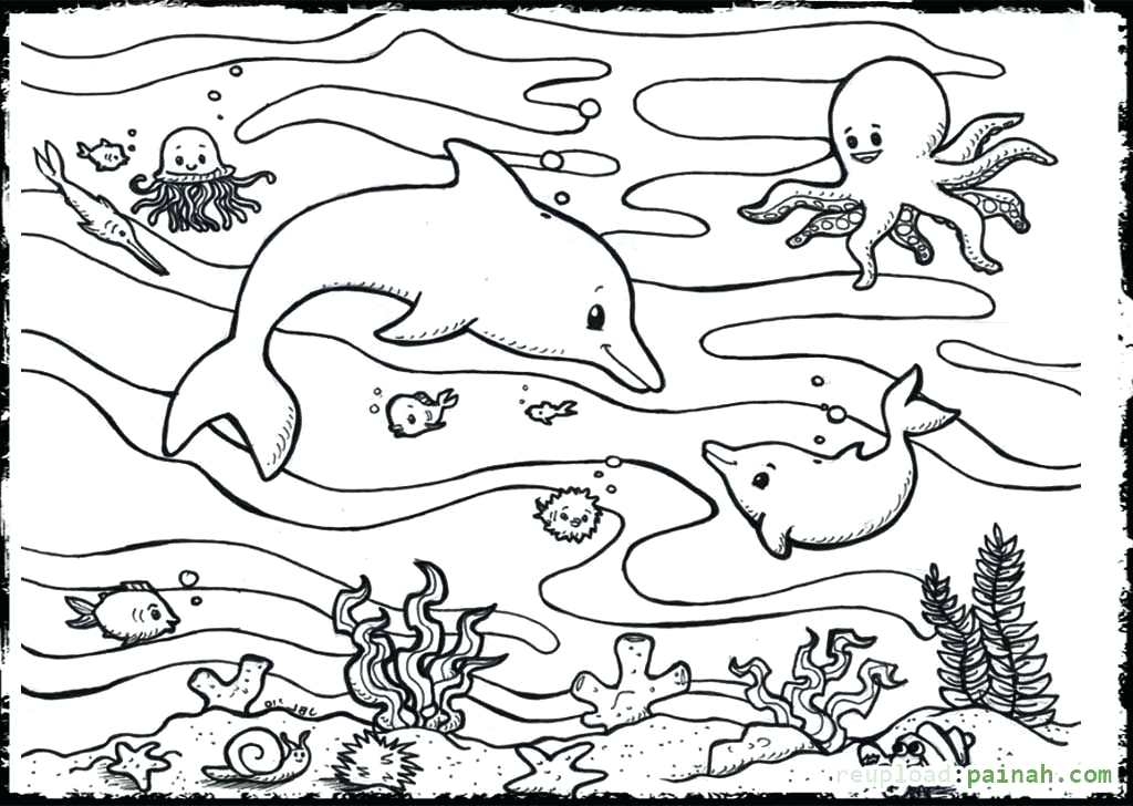 Ocean Coloring Pages For Kids Printable At GetColorings Free