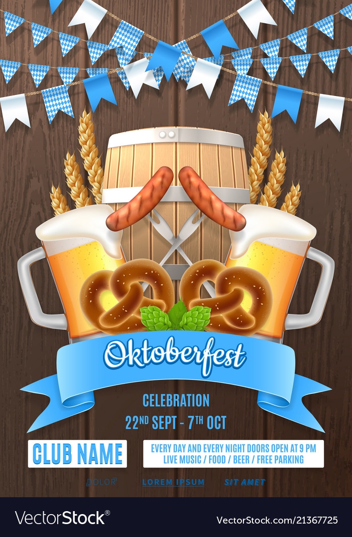 Oktoberfest Invitation Template Free