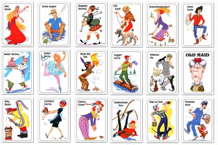 Old Maid Card Game Printable Printable Word Searches