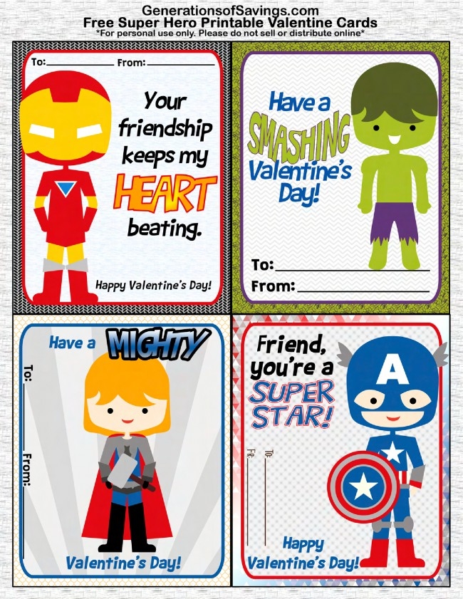 Online Valentines Cards Printable