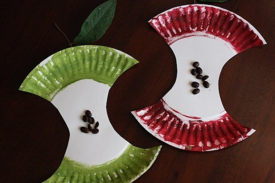 apple crafts for preschoolers printable