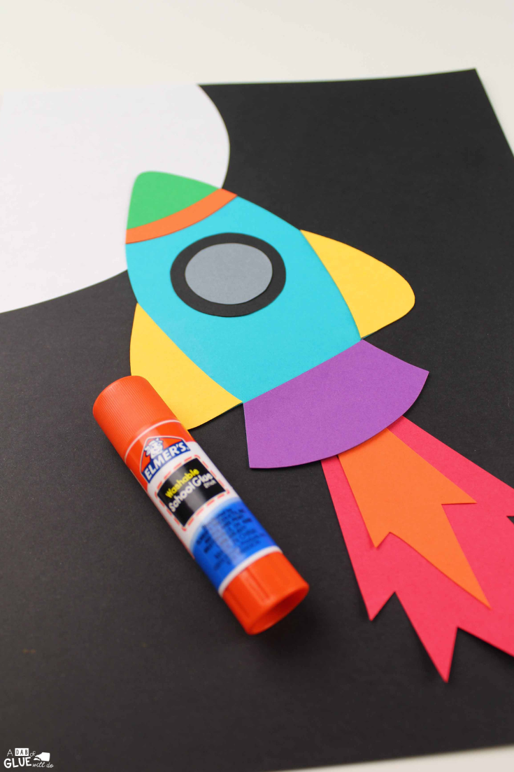 paper rocket craft printable