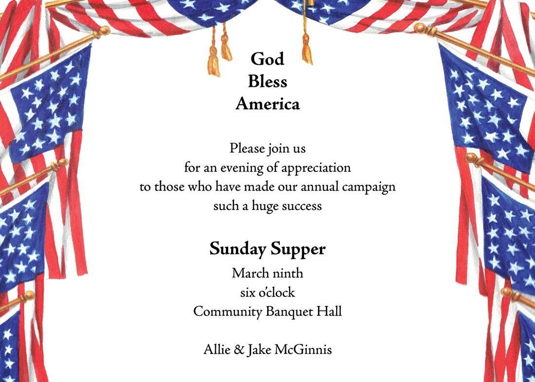 free patriotic invitation templates