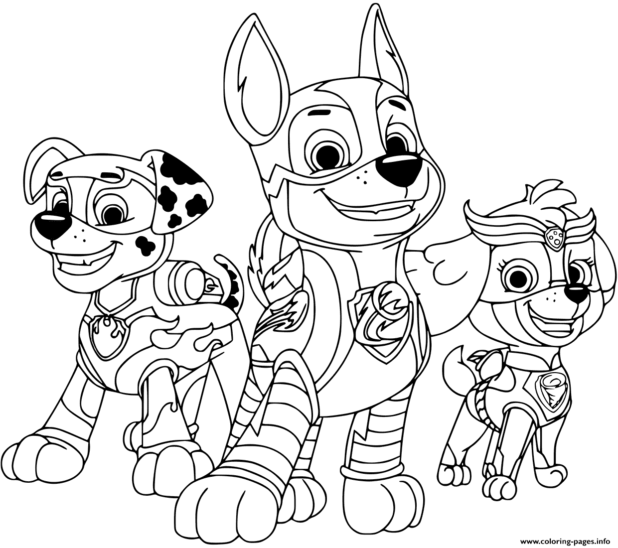 Paw Patrol Coloring Book Pages