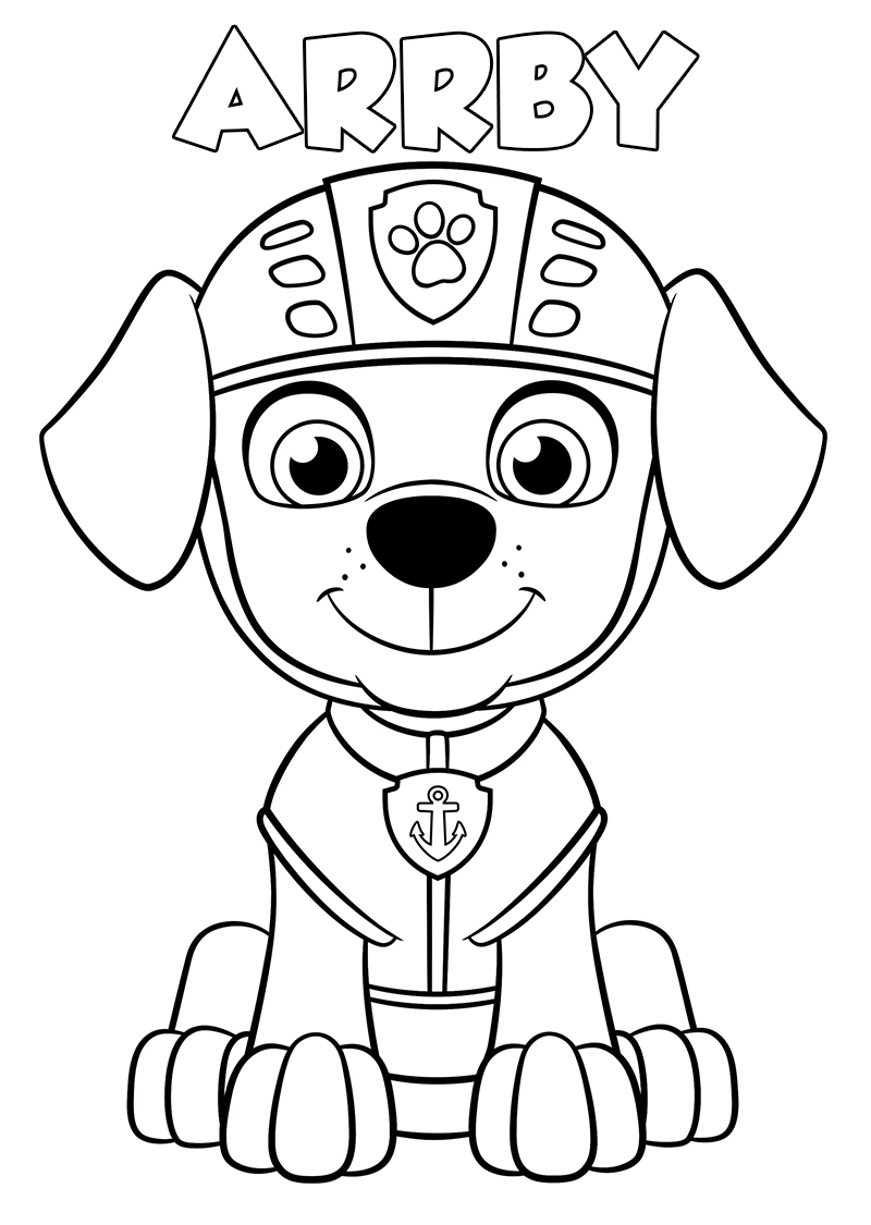 Paw Patrol Coloring Pages Free Printable