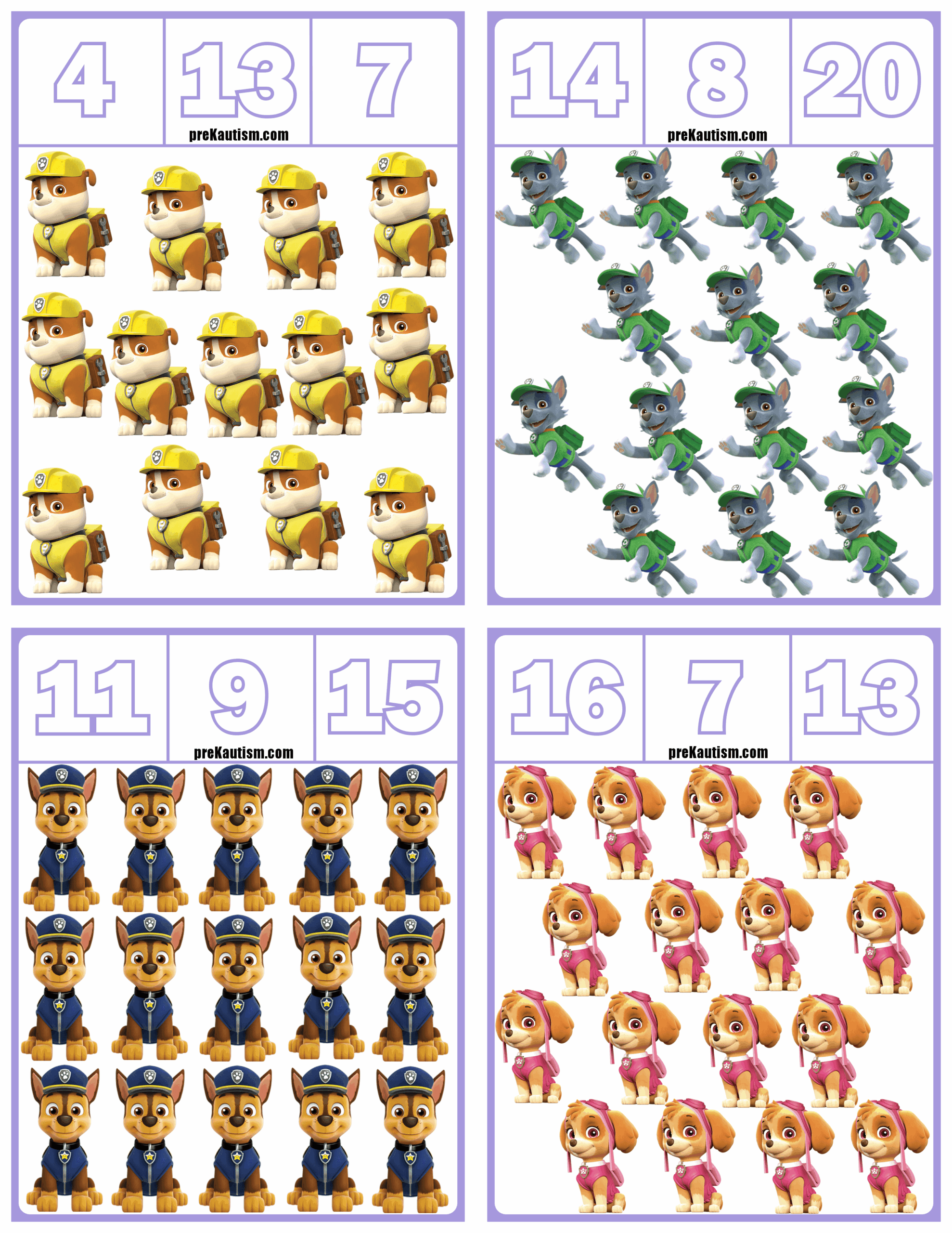 Paw Patrol Worksheets Engaging Worksheet Activities