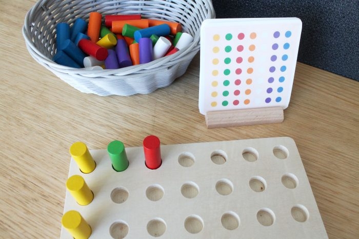printable pegboard pattern cards