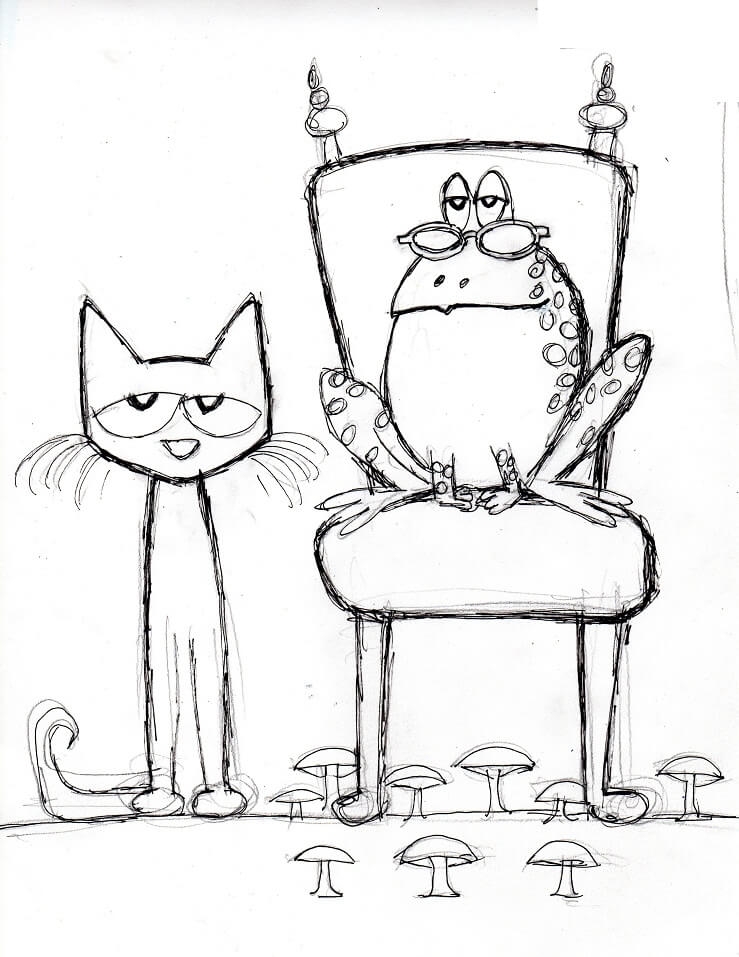 Pete The Cat Image Coloring Pages Pete The Cat Coloring Pages The 
