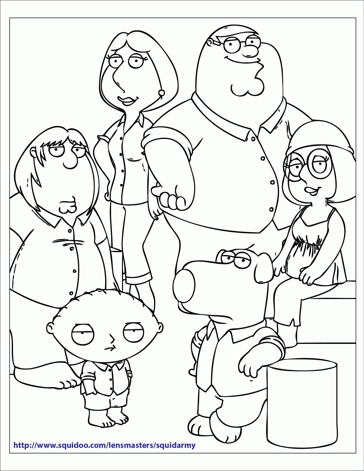 Coloring Pages Family