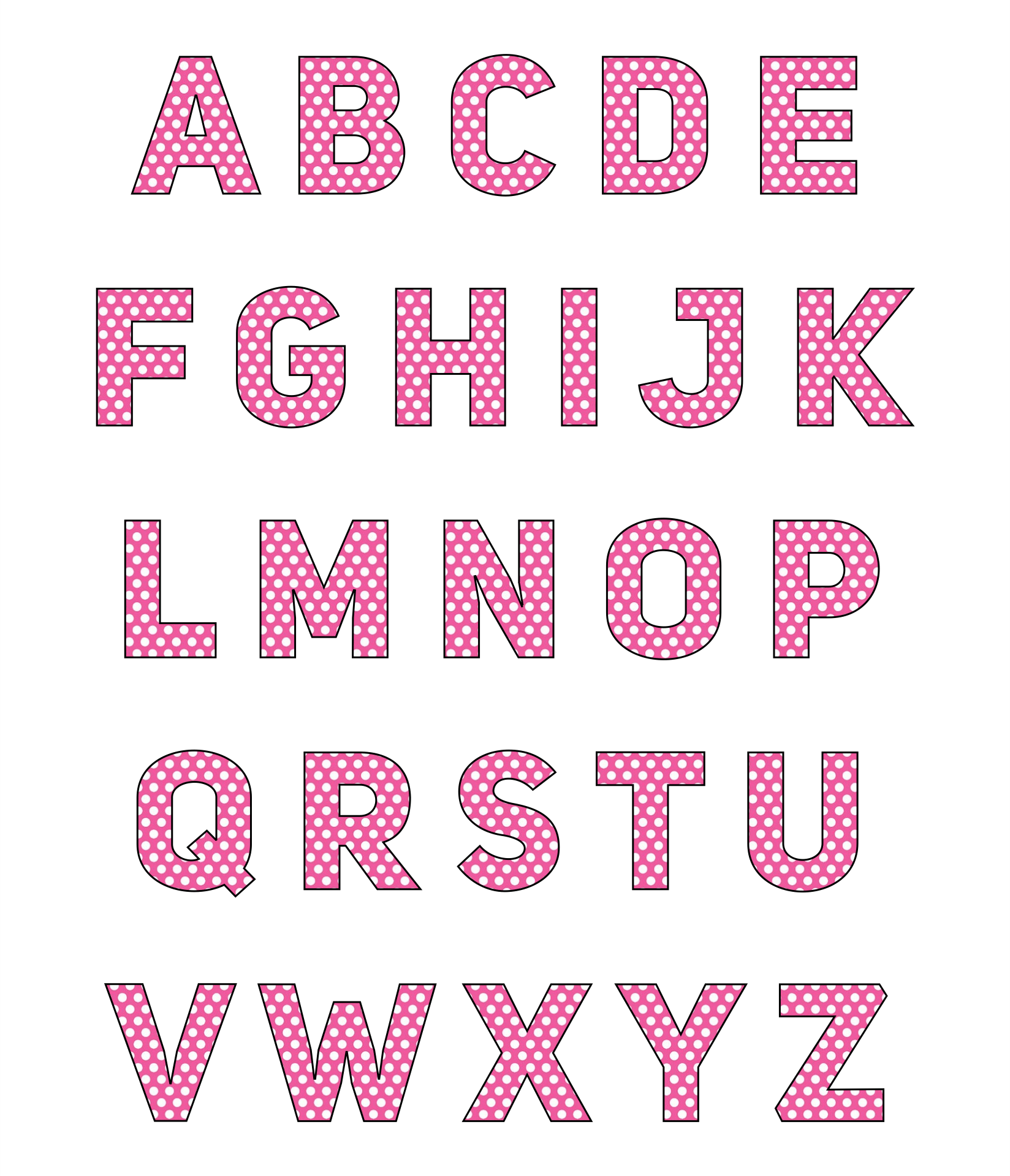 printable alphabet letters with pictures to color