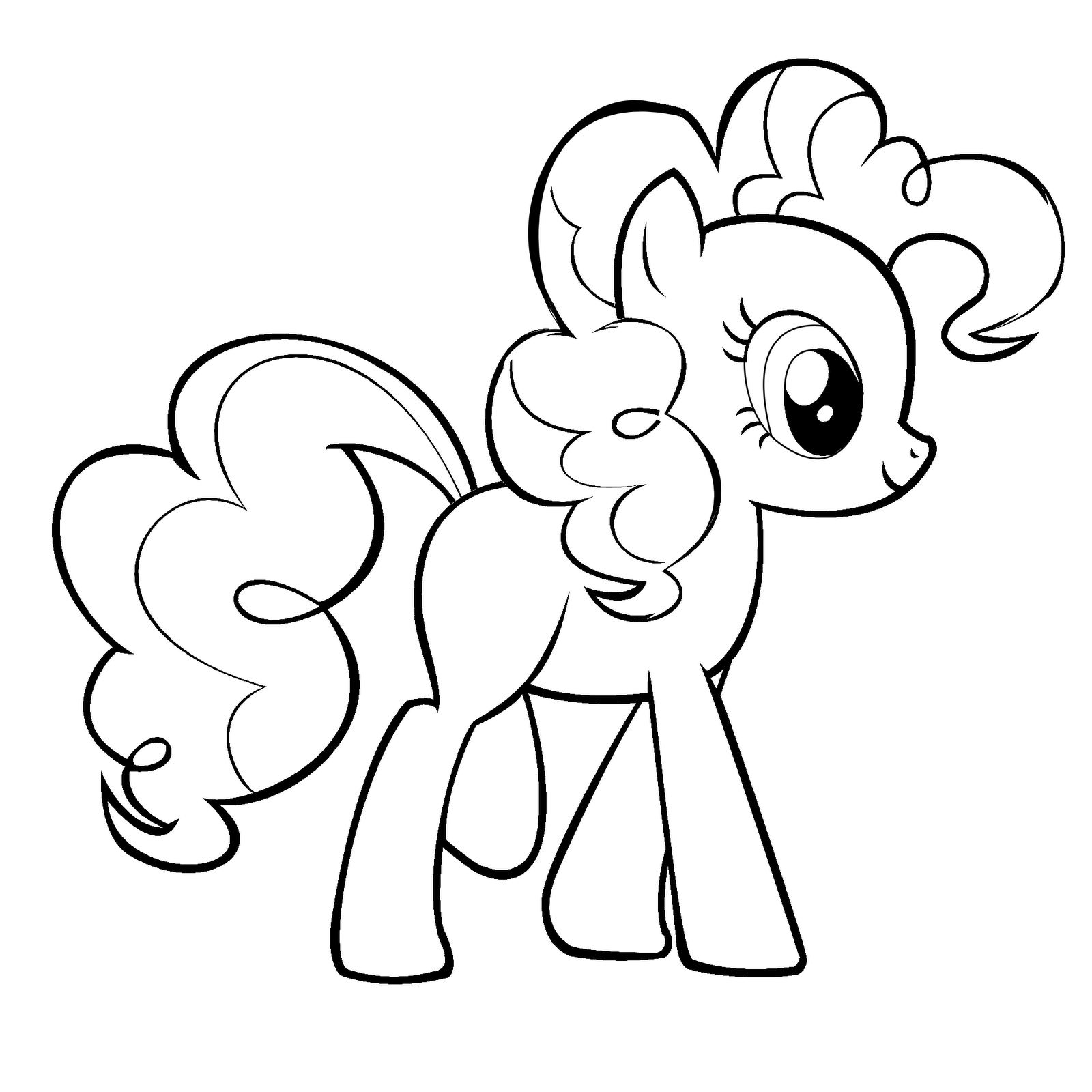 Pinkie Pie Pony Coloring Pages Coloring Home