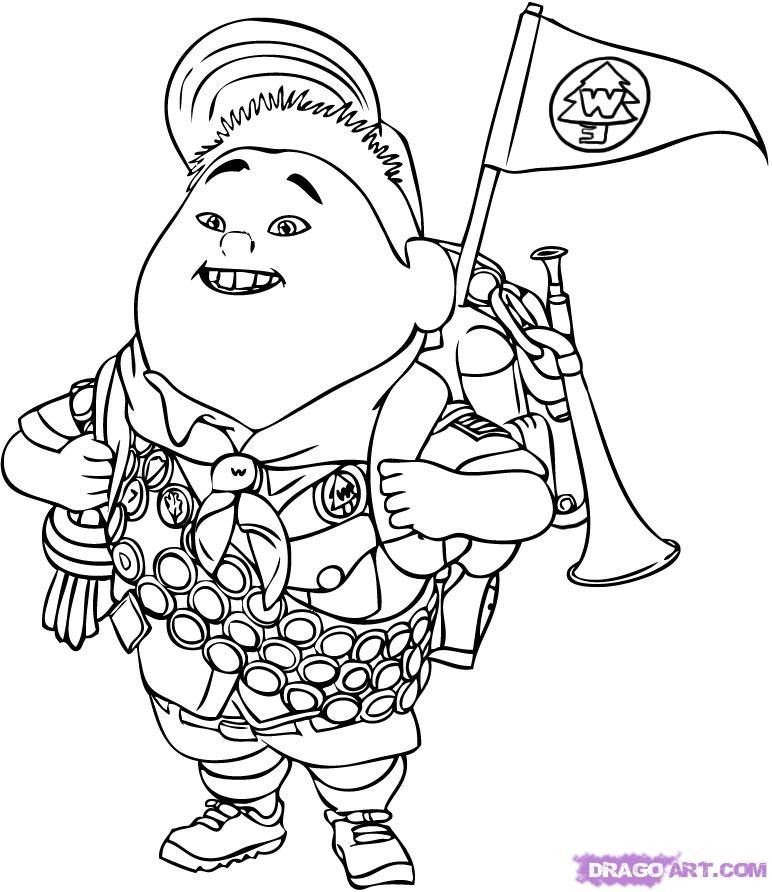 Pixar Coloring Pages Coloring Home