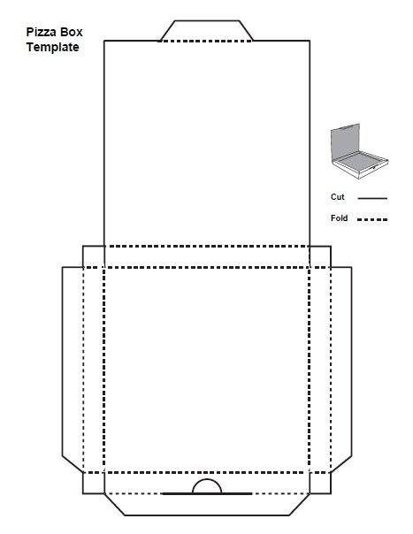 Pizza Box Template Free Printable