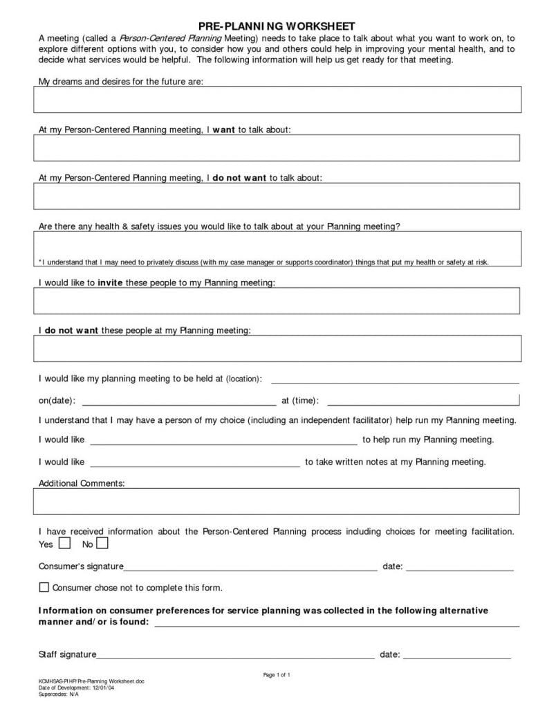 Planning Your Own Funeral Worksheet Printable Word Searches