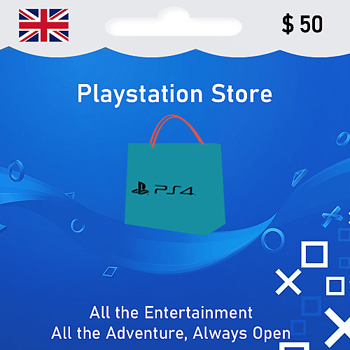 Playstation Card 50 GBP PS4 PS5 Gift Card Nepal Gift Card