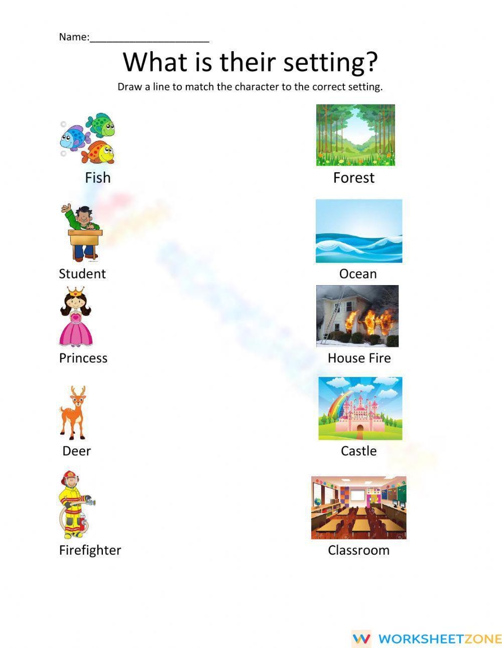 Plot Worksheets Plot Setting Characters Worksheet Worksheets Library