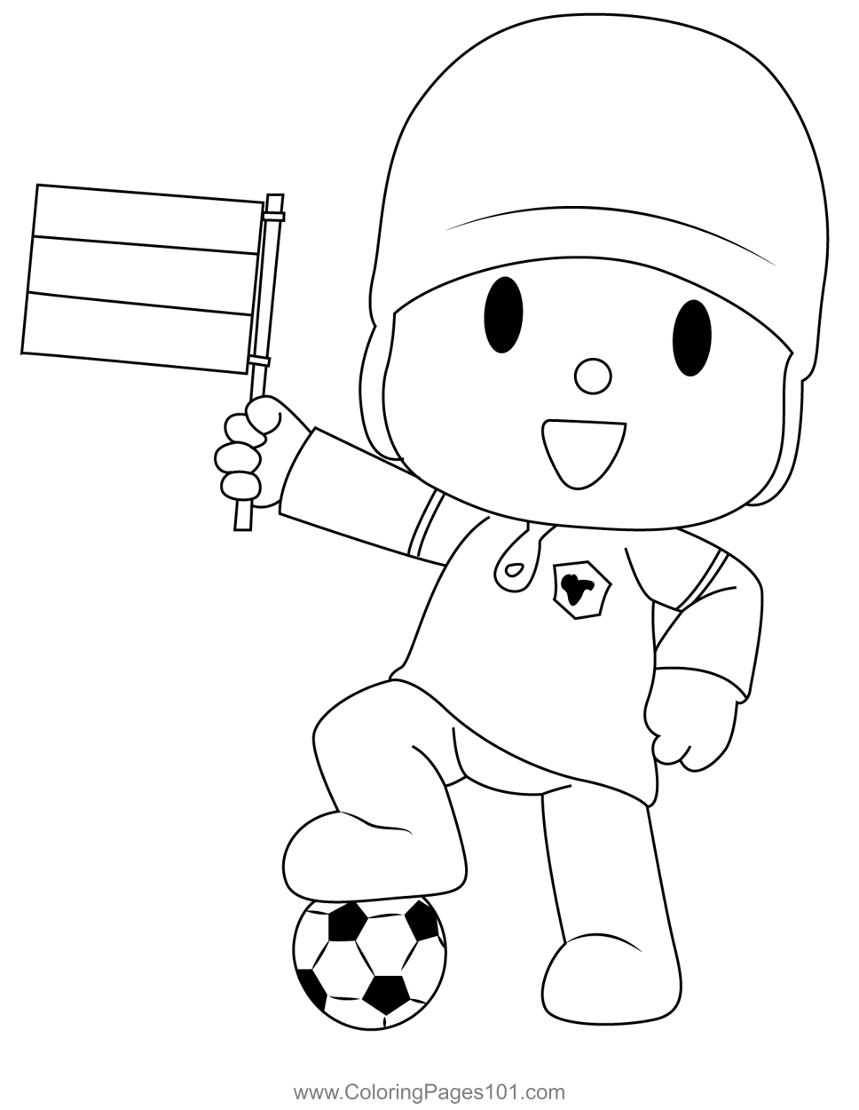 Pocoyo Coloring Page For Kids Free Pocoyo Printable Coloring Pages 