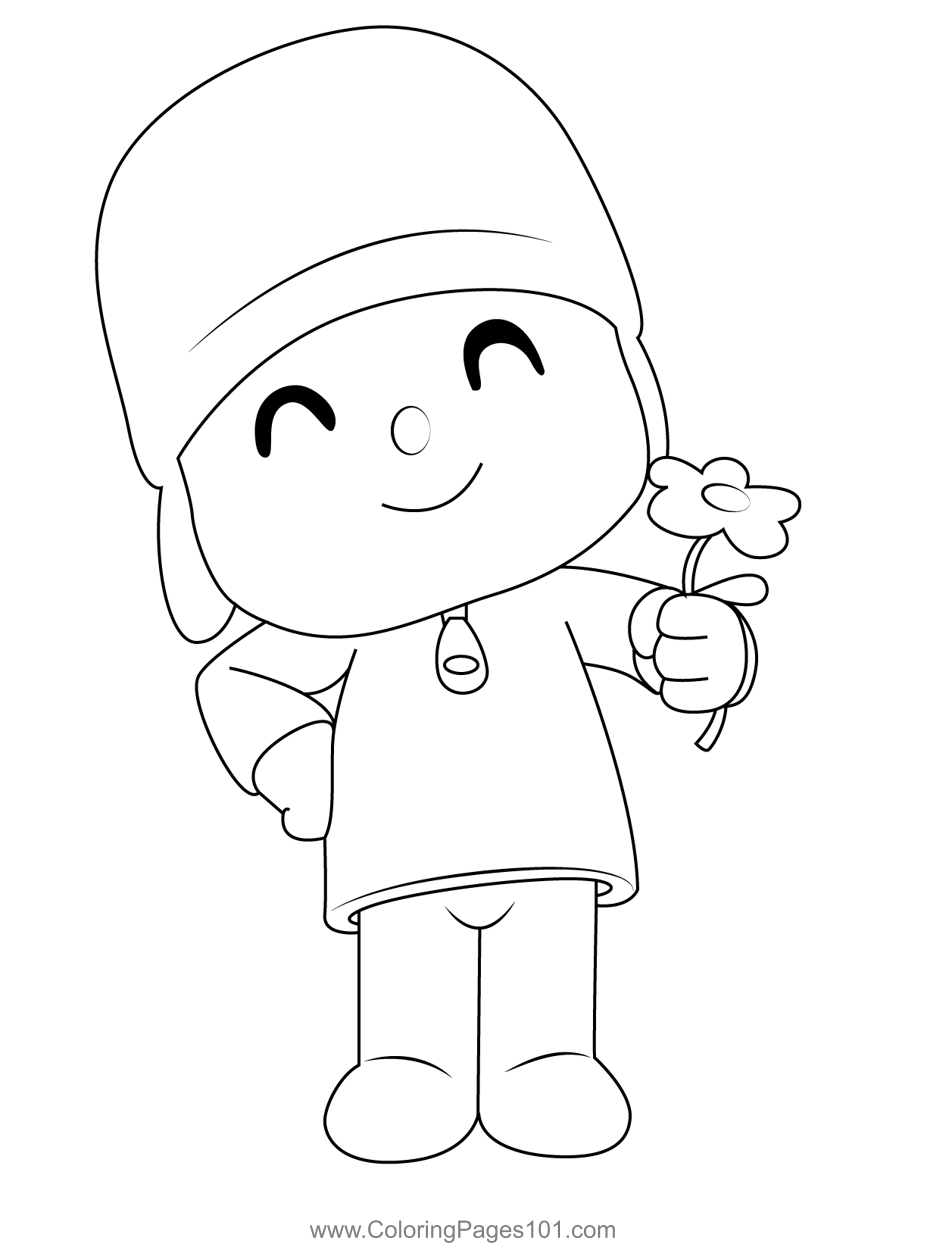 Pocoyo Coloring Pages