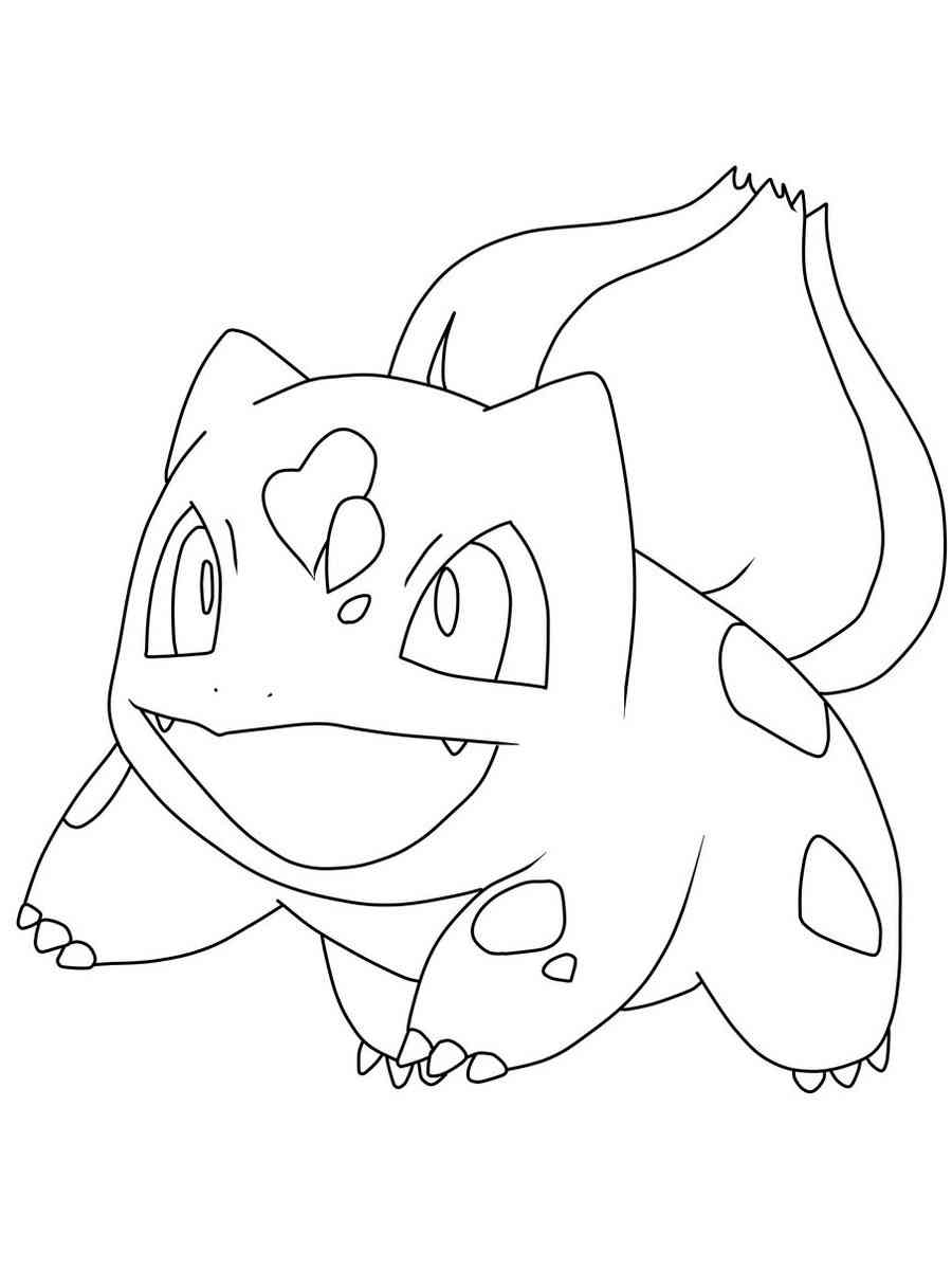 Pokemon Bulbasaur Coloring Pages Free Printable